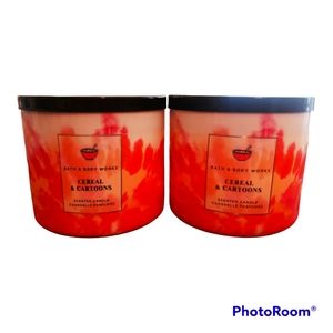 Bath and body works,  cereal and cartoons candle